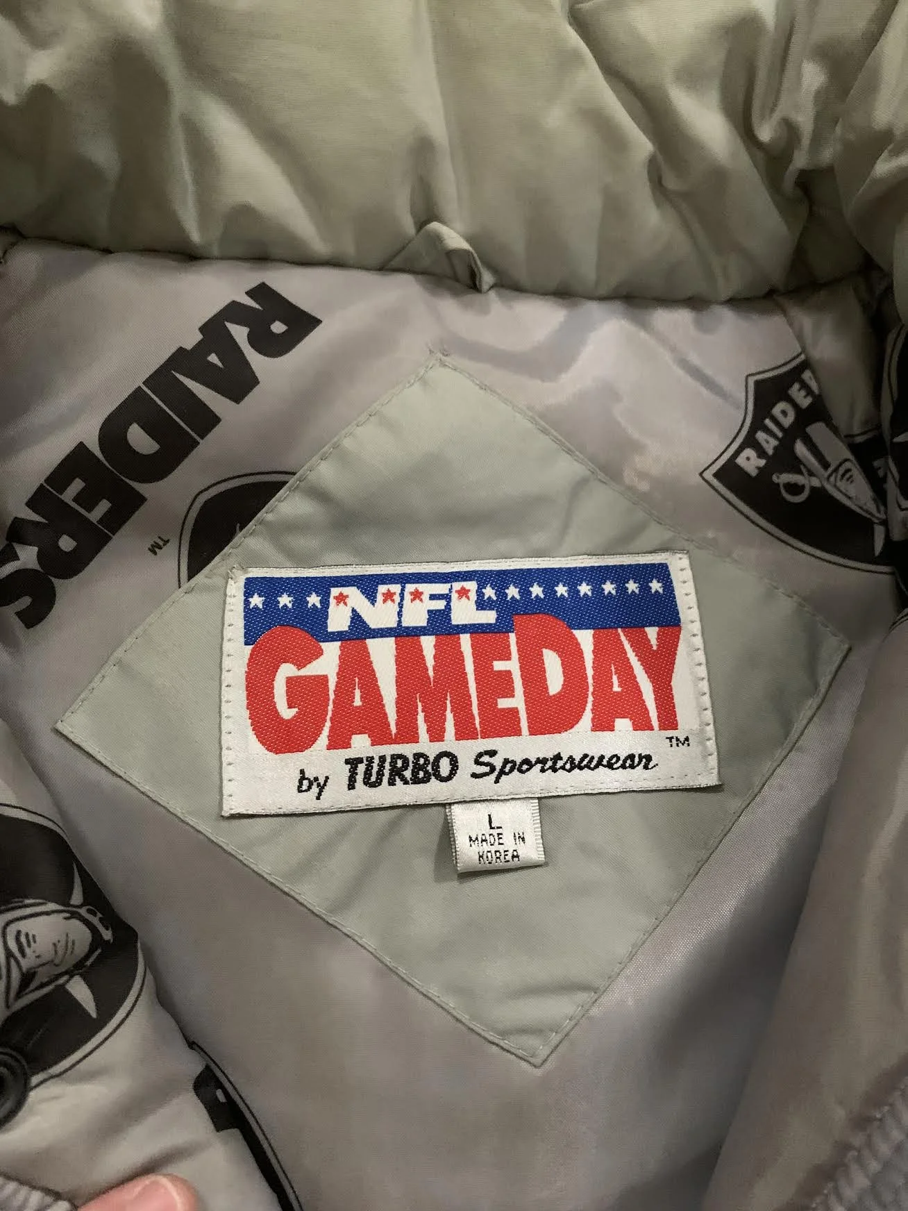 Vintage Triple Fat Goose NFL Gameday LA Raiders Winter Coat (Size